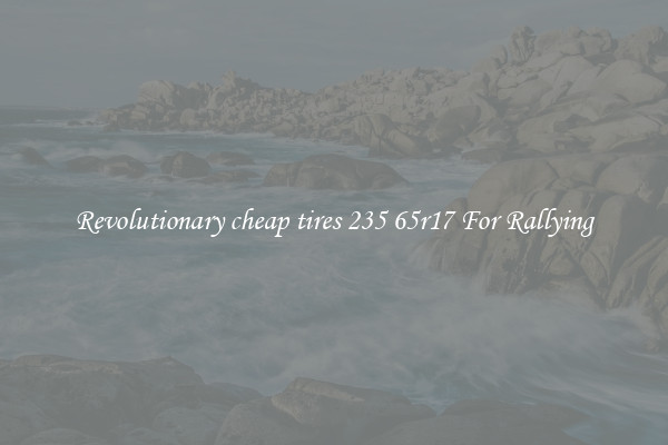 Revolutionary cheap tires 235 65r17 For Rallying