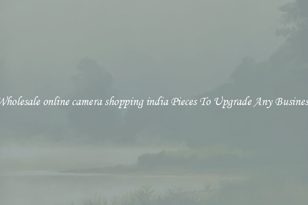 Wholesale online camera shopping india Pieces To Upgrade Any Business