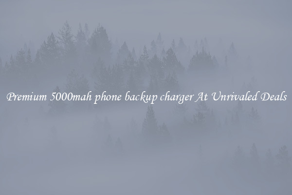 Premium 5000mah phone backup charger At Unrivaled Deals