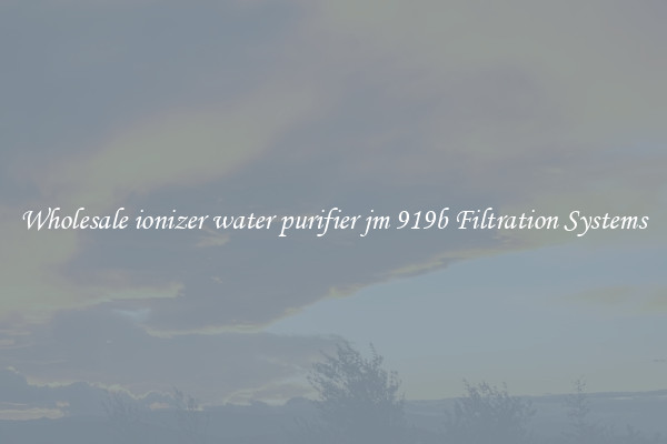 Wholesale ionizer water purifier jm 919b Filtration Systems