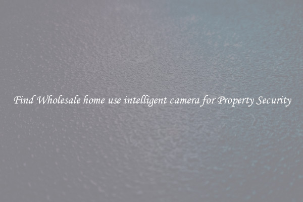 Find Wholesale home use intelligent camera for Property Security