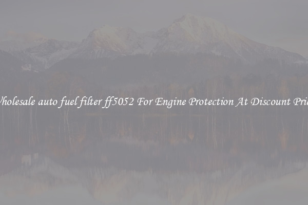 Wholesale auto fuel filter ff5052 For Engine Protection At Discount Prices