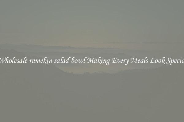 Wholesale ramekin salad bowl Making Every Meals Look Special